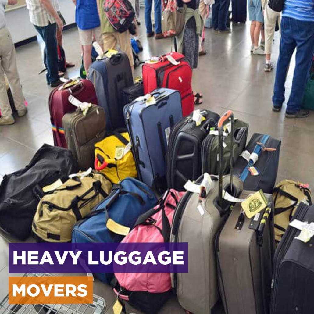 Heavy Luggage Movers Transport Your Heavy Luggage to Airport or Port
