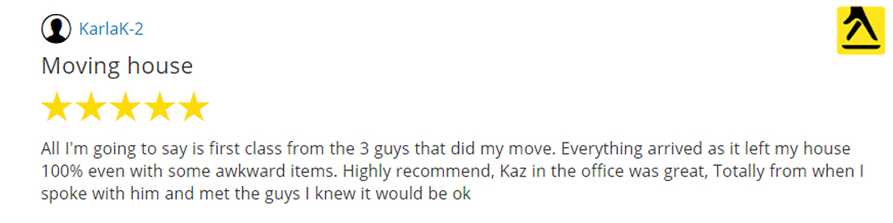 Leeds House Removals Company Reviews