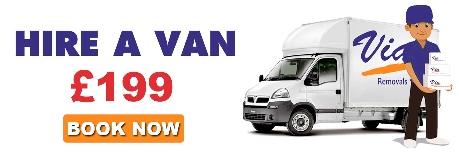 Hire a Van for Moving House 10 Hours for £199 Via Removals Van Hire