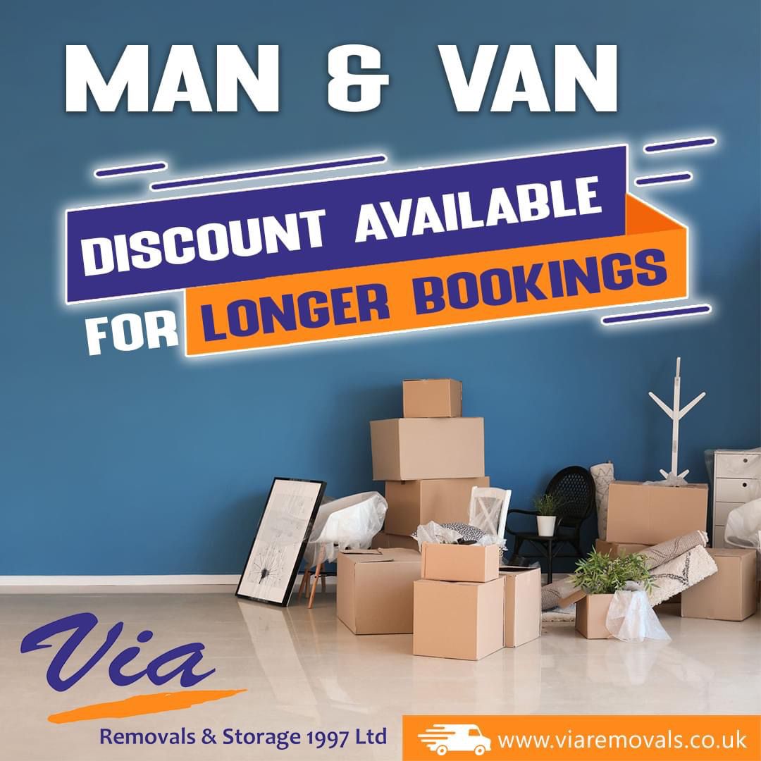 Hire a Van for Moving House £29.90 Per Hour Via Removals